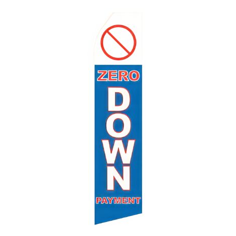 Zero Down Payment Advertising Flag