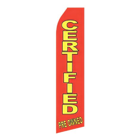 Certified Pre Owned Advertising Flag