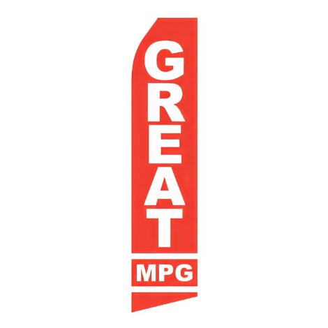 Great MPG Advertising Flag