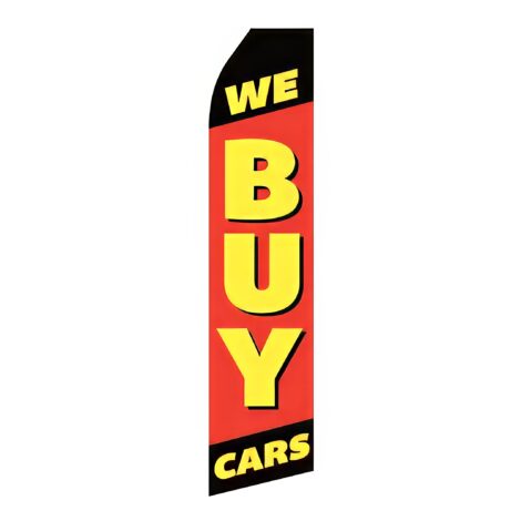 Buy Cars Advertising Flag