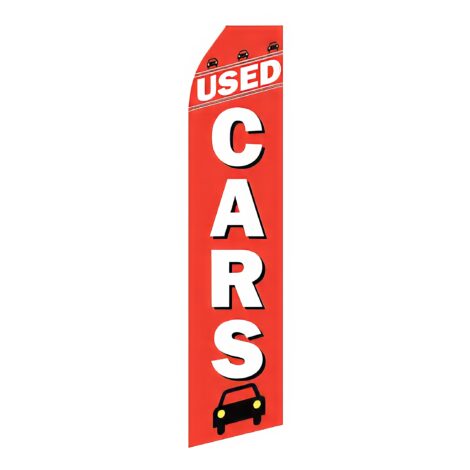 Used Cars Advertising Flag